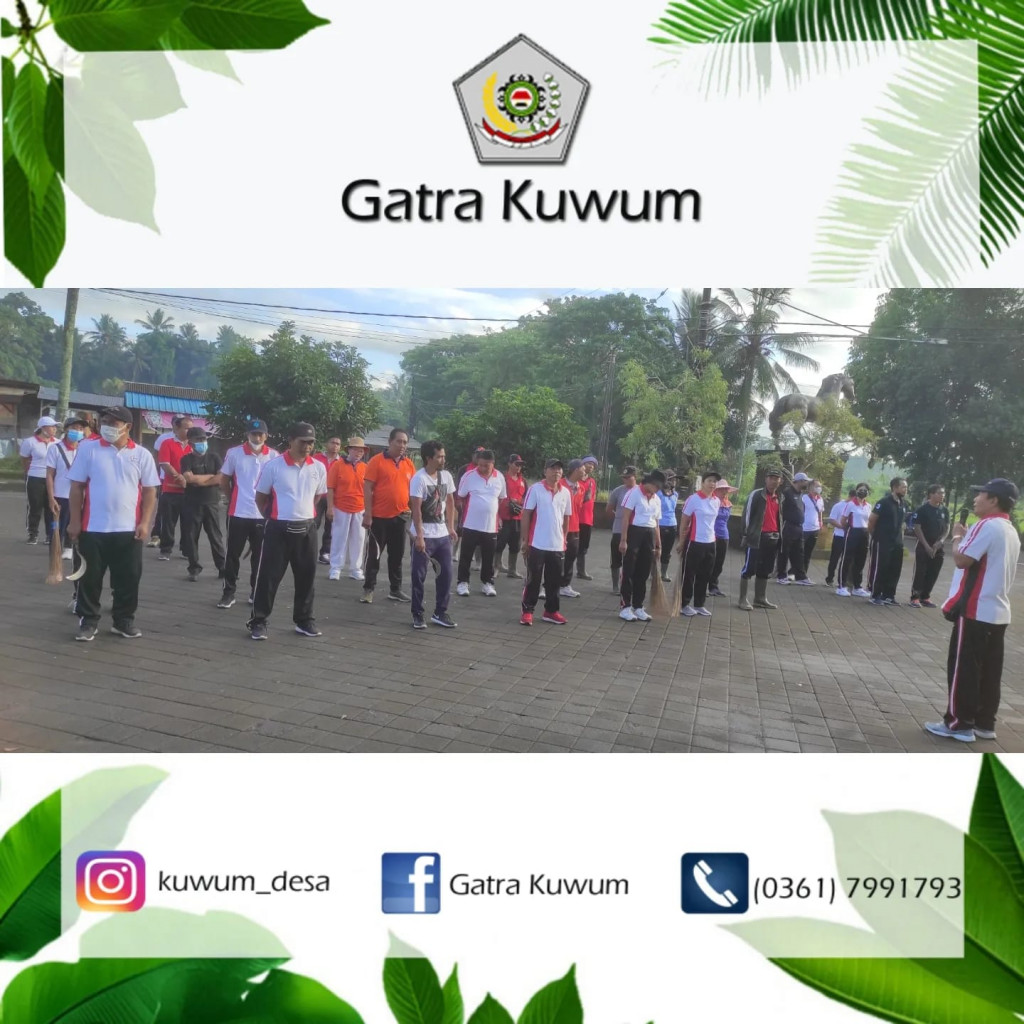 #GERTAK BADUNG BERSIH DAN HIJAU DI DESA KUWUM BERSAMA INSPEKTORAT KABUPATEN BADUNG